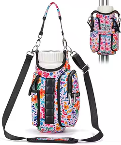 ถุงใส่อาหารทำจากนีโอพรีนขนาด40oz-60oz 30L พิมพ์ซับลิเมชันออกแบบได้ตามต้องการ20L 15L ขวดกีฬากระเป๋าสะพายไหล่ใช้ซ้ำได้ - Product Image 1