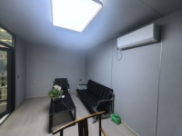 Maison conteneur extensible de 40 pieds avec salle de bain et cuisine, maison préfabriquée de luxe