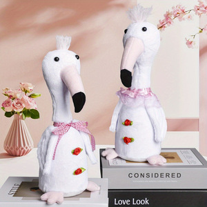 Lindo Peluche <span class=keywords><strong>de</strong></span> Flamenco Frito, <span class=keywords><strong>de</strong></span> Fibra <span class=keywords><strong>de</strong></span> Poliéster, Regalo <span class=keywords><strong>para</strong></span> Parejas, Decoración <span class=keywords><strong>para</strong></span> el Hogar con Lazo y Luz, <span class=keywords><strong>para</strong></span> Navidad y San Valentín - Product Image 3