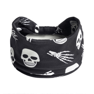 Diadema <span class=keywords><strong>de</strong></span> Halloween al por mayor con patrón <span class=keywords><strong>de</strong></span> fantasma, <span class=keywords><strong>calabaza</strong></span>, calavera y araña, accesorios elásticos universales para el cabello para hombres y mujeres - Product Image 3