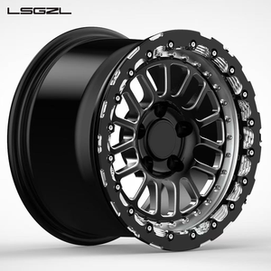 LSGZL 1 pièce Jante concave en alliage forgé pour voiture de course Drag Racing Beadlock 5x114.3 5x130 5x120 5x112 15 16 17 18 20 pouces pour <span class=keywords><strong>Gtr</strong></span> Bmw - Product Image 4