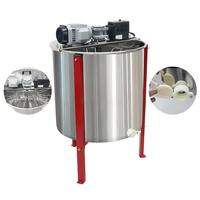 Neuer ZHILI BEE 8-Rahmen Automatischer Elektrischer Horizontaler Honigschleuder aus Edelstahl mit Motor, Zentrifuge und Separator