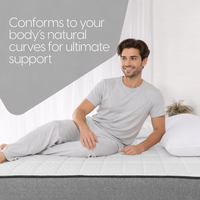 Surmatelas Moderne Hypoallergénique Respirant et Durable à Prix d'Usine, Taille Personnalisée, en Mousse à Mémoire de Forme Gel et Latex Orthopédique pour Chambre à Coucher