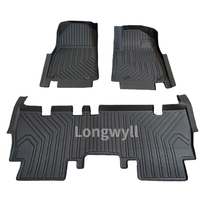 Sur mesure pour Volkswagen Amarok & Ranger, tapis de sol de voiture imperméable en TPV, 5 mm d'épaisseur, ensemble complet Longwyll
