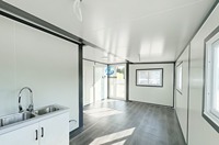 Maisons préfabriquées de luxe en Australie, 20 pieds et 40 pieds, maison conteneur extensible, villa préfabriquée compacte à vendre avec salle de bain