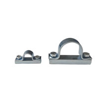 Colliers de serrage pour tuyaux en acier au carbone galvanisé métriques, à trou simple et double, haute résistance, raccords hydrauliques, fabricant de machines marines