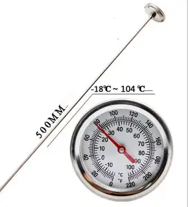 Thermomètre de sol en acier inoxydable Offre Spéciale