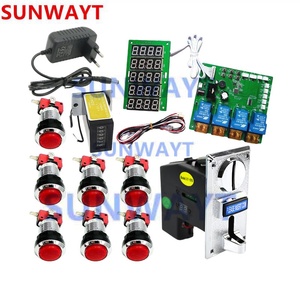 JY-215 Bảng điều khiển hẹn giờ với 7 cái nút ấn + 616 đồng xu chấp nhận + 12V Power Adapter cho máy giặt - Product Image 3