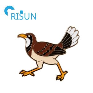 Factory Road Runner Desert Esmalte Mochila Pins Broches Road Runner Bird Lapel Pin Custom Roadrunner Hard Esmalte Pin Badge - Product Image 2