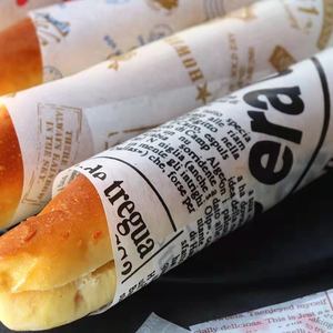 Thân thiện với môi không thấm mỡ giấy chưa tẩy trắng <span class=keywords><strong>Baking</strong></span> biểu tượng tùy chỉnh không thấm mỡ giấy cho nấu ăn - Product Image 2