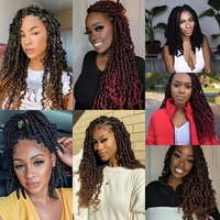Passion Twist Hair Water Wave Crochet Hair Passion Tressage Extensions de cheveux Pré Twisted Passion Twists 18 pouces