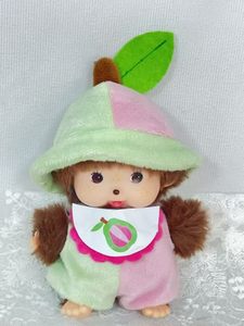 Nouvelles Peluches Adorables Monmonichi Mengqiqi Fruit Serious Monkey 15cm avec Porte-clés, Marionnettes et Poupées pour la Maternelle, Cadeaux - Product Image 6
