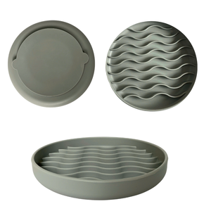 จานอาหารสัตว์เลี้ยงแบบหนา ป้องกันการลื่น ช่วยให้สัตว์เลี้ยงกินช้าลง - Product Image 4