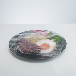 Tùy chỉnh <span class=keywords><strong>OEM</strong></span> cấp thực phẩm bám phim CuộN 36cm & 45cm chiều rộng mềm PE PVC bọc nhựa cho mì & bao bì thực phẩm độ ẩm bằng chứng - Product Image 3