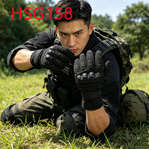 HY,Hard Shell Knuckle Protection Men/<strong>women</strong> Tactical Gear Gloves <strong>Wilderness</strong> Survival Training Precision Fit Combat Gloves HSG158 - Product Image 2