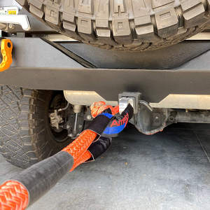 Corde de récupération cinétique 5.7Ton <span class=keywords><strong>sangle</strong></span> de remorquage de véhicule 9m * 16mm pour Kit de récupération <span class=keywords><strong>4x4</strong></span> avec manilles souples de 11Ton - Product Image 6