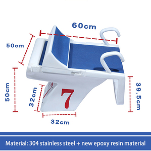 Bloc de départ de natation de compétition HUAXI, surface antidérapante, angle personnalisé, construction résistante aux intempéries - Product Image 2