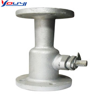 Vannes de purge, vanne à boisseau à bride en acier moulé intégrée, DN25-DN300, eau, manuelle, température moyenne/basse/normale