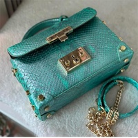 Sac à main de luxe de style python pour femme, sacs à main de style serpent python en cuir véritable