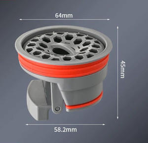 ฝาปิดท่อระบายน้ำพลาสติกป้องกันกลิ่น ป้องกันแมลง สำหรับห้องน้ำ ห้องครัว น้ำหนักเบา ติดตั้งง่าย - Product Image 3