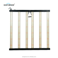 Barre de culture LED pliable à haute intensité PPFD 720W-1500W, étanche IP65, gradation 0-10V, spectre complet pour la culture commerciale