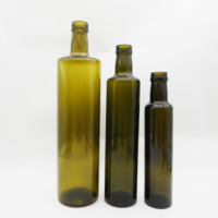 Usine en gros Spot inventaire 250ml Dorica Antique vert huile d'olive bouteille en verre avec 31.5*24mm bouchon de bouteille