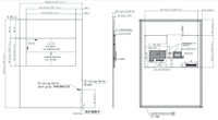 شاشة LCD مقاس 7 بوصات بدقة 1024×600 مع وحدة IPS وشاشة لمس USB، مقاس 275×195 ملم، زجاج غطاء كبير الحجم G+G، شاشة عرض مدمجة للتركيب في الأكشاك الذكية
