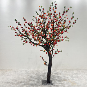 Cây quả lựu nhân tạo để trang trí nhà cửa, phòng khách, cửa hàng trái cây, cây cảnh giả - Product Image 4