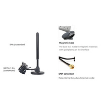 Antenne externe à base magnétique Lora 433Mhz 315Mhz à gain élevé, connecteur SMA mâle, RG174, OEM/ODM