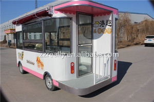 รถขายอาหารไฟฟ้าสำหรับถนนเคลื่อนที่รถตู้ไอศกรีมบิสกิต - Product Image 6