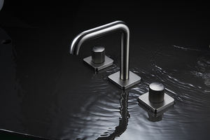 Diffuso Nobile Stile Industriale CUPC Certificato Nero 3 Hole <span class=keywords><strong>Bagno</strong></span> Bacino Rubinetti - Product Image 3