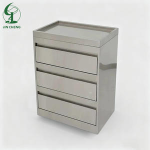 Troli Salon Jincheng, Meja Kerja Barber, Perlengkapan Salon Mewah, Kabinet Alat Salon, Laci Penyimpanan <span class=keywords><strong>Stainless</strong></span> <span class=keywords><strong>Steel</strong></span> - Product Image 1