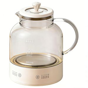 Olla de Salud Zhigao, Mini Tetera Automática de Acero Inoxidable 304, Vaporera de Vidrio Aislado, Olla para Guisos, Hervidor para Uso en Oficina - Product Image 1