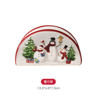 Individuelles Weihnachtsbaum-Geschirrset aus Porzellan, Weihnachtsgeschenk-Tafelservice, Keramik-Weihnachtsgeschirr-Set