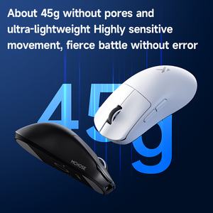 Mchose เมาส์ไร้สาย L7พิเศษสำหรับเล่นเกม E-Sports สามโหมด2.4G สำหรับ PAW3395ที่มีสาย RGB backlit 6ปุ่มออฟฟิศ - Product Image 5