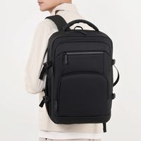 Sac à dos professionnel pour ordinateur portable, sacoche avec poignée, multi-poches, sac à dos de jour pour le bureau, les voyages d'affaires et l'université