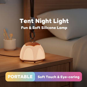 Veilleuse en silicone pour bébé, lampe LED en forme d'animal mignon, rechargeable par USB, toucher doux, lumière de sommeil confortable pour la chambre des enfants - Product Image 3