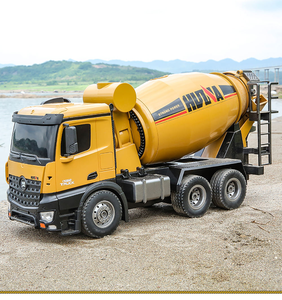 <span class=keywords><strong>Huina</strong></span> <span class=keywords><strong>1574</strong></span> Camión Mezclador de Concreto RC de Aleación a Escala 1/14 con 10 Canales, Camión Mezclador a Control Remoto, Coche RC para Construcción y Aficionados - Product Image 1