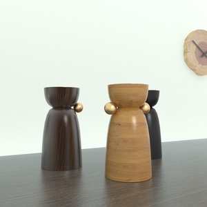 Best sell ultimo design all'ingrosso Eid Ramadan gifts new wood incensiere <span class=keywords><strong>old</strong></span> style bruciatore di incenso e oud Mubkhar - Product Image 3