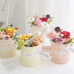 Caja Redonda de Cartón para Arreglos Florales, para Envolver Regalos, Ramos para Bodas, Cumpleaños, Decoración del Hogar - Product Image 6