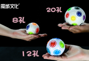 Moyu New Arrival Fun Fidget Cube Puzzle Rotation Fidget Magic Rainbow Ball Relax Toys - Product Image 6