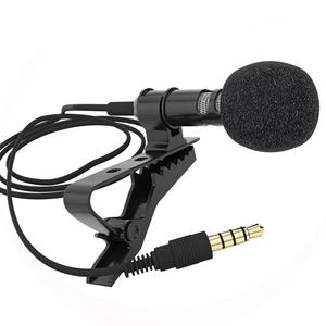 Microphone cravate à boutonnière de 1,5 m, microphone cravate à clip de 3,5 mm pour iPhone, <span class=keywords><strong>Samsung</strong></span>, téléphone mobile de type C, ordinateur portable, ordinateur - Product Image 1