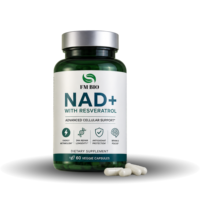 Capsules de Resvératrol NAD Plus, 60 Comprimés, OEM ODM, Marque Privée, Formule Personnalisée, Complément Alimentaire, Fabricant en Gros