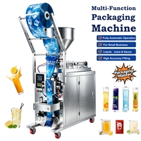 Machine d'emballage verticale automatique à 3 soudures latérales pour sachets de liquides (sauce, miel, huile, pâte) – Idéale pour les petites entreprises