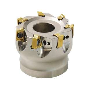 Fraise à ébavurer TA9410, 80 mm de coupe, 6 dents, en carbure pour centre d'usinage CNC - Product Image 1