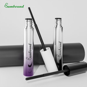 Flacon de mascara personnalisé en PETG, conteneur cosmétique rond en plastique, emballage dégradé plaqué sous vide avec bouchon intérieur en NBR - Product Image 4