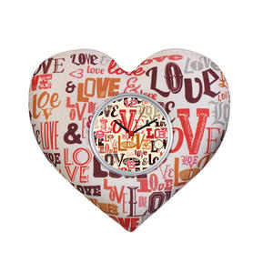 定制心形毛绒玩具，带铁罐时钟 - 促销活动赠品和航空纪念品品牌商品 - Product Image 5