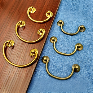 Art and Ancient Art Modern <b>Copper</b> <b>Handle</b> for <b>Kitchen</b> Cabinet <b>Doors</b>-Drawer <b>Handle</b> Hardware - Product Image 1