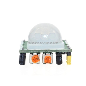 Module de capteur infrarouge humain HC-SR501, capteur pyroélectrique, interrupteur de capteur, sondes importées - Product Image 1