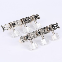 Ensemble d'accordeurs de guitare classique 3L 3R Metal Machine Head Pegs with Plastic Guitar Knob Cheap Musical Accessories